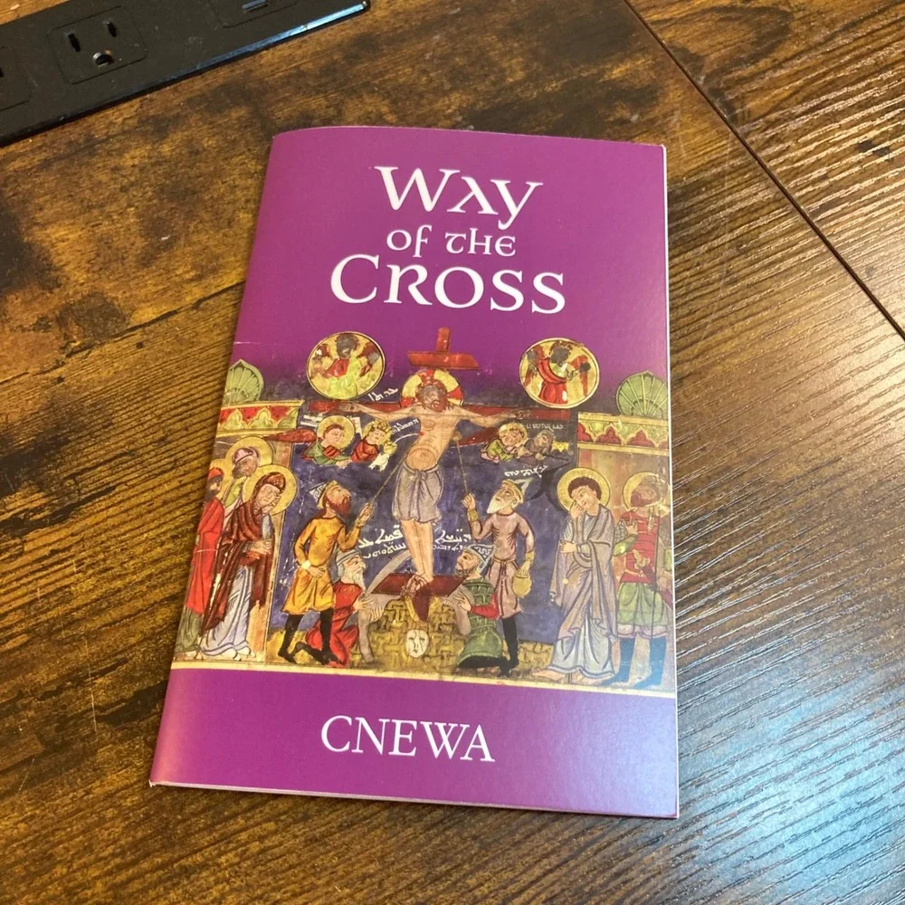 Way of the Cross CNEWA Lenten Devotional Pope Francis Meditations Booklet Art